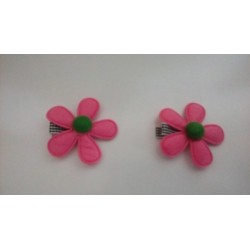 Clip flor de fieltro